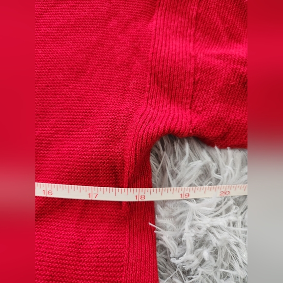 Madewell Red Scoop Neck Sweater - Picture 6 of 6